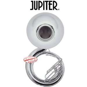    Jupiter Deluxe Silver BBb Sousaphone 594S Musical Instruments