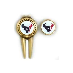  Houston Texans Hat Clip and Divot Tool Combo Sports 