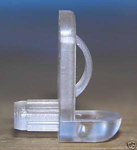 16 Clear Shelf Supports Pegs 6mm Glass shelves Kitchen  