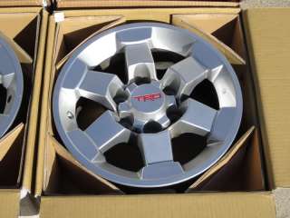 Genuine FJ Cruiser 16 TRD Silver Wheels Tacoma 4Runner  