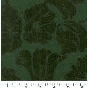  58 Wide BURNOUT KNIT   hunter floral Fabric By The Yard 