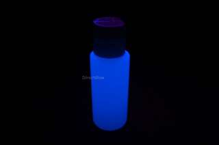 2oz Bright BLUE UV Blacklight Reactive Invisible Ink 890747002302 