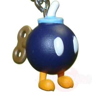 BOB OMB Key Chain Figure New Super Mario Bros Wii Enemy Character 