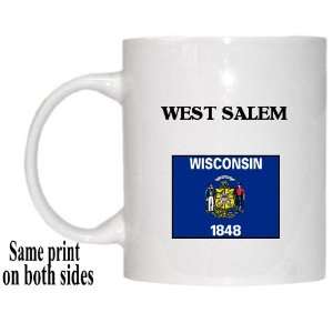    US State Flag   WEST SALEM, Wisconsin (WI) Mug 