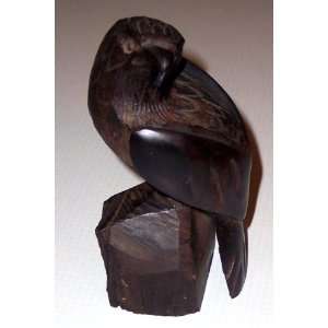  Desert Ironwood Hand Carved Eagle