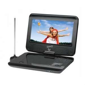  Supersonic SC 259 9rdquo TFT Portable DVD/CD/ Player with TV 