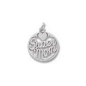  Supermom Charm   Sterling Silver Jewelry