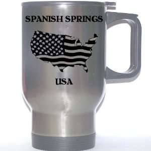  US Flag   Spanish Springs, Nevada (NV) Stainless Steel Mug 