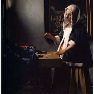  FRAMED oil paintings   Jan Vermeer   24 x 24 inches 