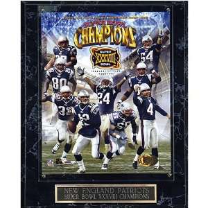 New England Patriots Super Bowls XXXVIII Unsigned Championship 10x13 