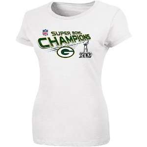 Packers Super Bowl XLV Champions Trophy Collection Womens Plus Size 