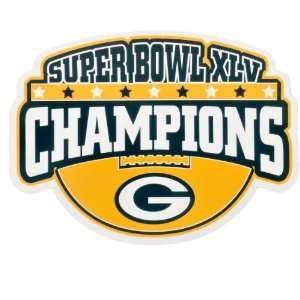   Green Bay Packers Super Bowl XLV Champions Car Magnet 