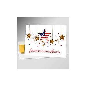  50 pcs   Patriotic Star Corporate Holiday Cards Sports 