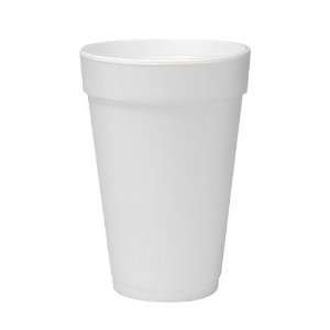  Foam Cup 16 oz White, Case of 1000