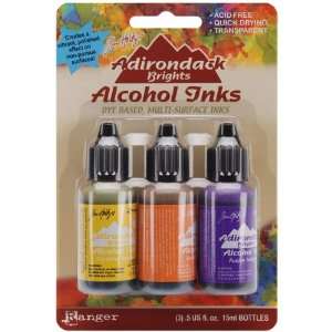   Brights Alcohol Ink .5 Ounce 3/Pkg Summ   630657 Patio, Lawn & Garden