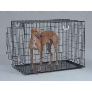  General Cage 2   X Two Door Black Wire Dog Crate Pet 