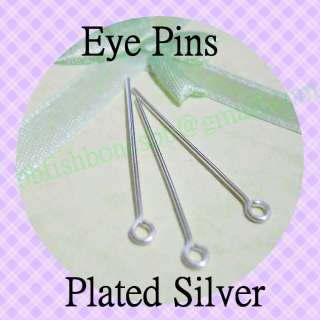 72pcs Needles EyePins Plated Gun Black Jewellery Findings Craft Beads 