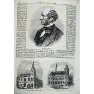   John Stuart Mill 1866 Townhall Corn Surrey Frere Hall
