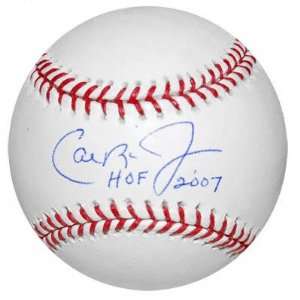  Cal Ripken Jr. Autographed Baseball with HOF 2007 