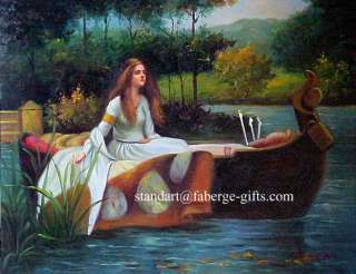 Romantic style Oil Painting Lady of the Lake Ophelia  