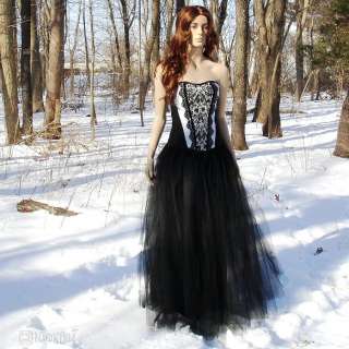 from the box have fun gothic floor length tutu skirt