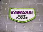 Kawasaki Dirt Digger Patch 70s Vintage NOS Retro Sew On Apparel 