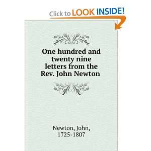   nine letters from the Rev. John Newton John, 1725 1807 Newton Books