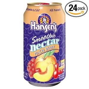 Hansen Beverage Peach Berry Smoothie, 11.5 Ounce Boxes (Pack of 24 