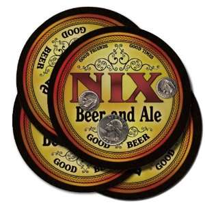  Nix Beer and Ale Coaster Set