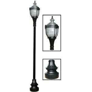  Newport Style LED Street Light and Post Package