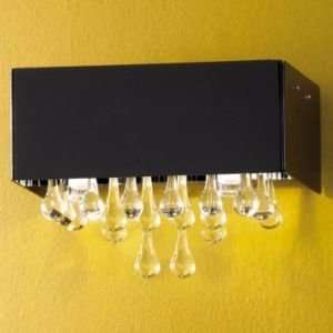  Camini Wall Sconce by Eglo  R200866   Black and Chrome 
