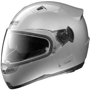 Nolan N85 Solid Helmet, Platinum Silver, Primary Color Silver, Helmet 