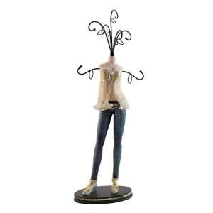  Jewelry Holder Urban Glam Jeans Mannequin Small Gold