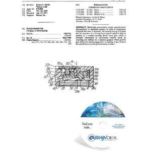  NEW Patent CD for POTENTIOMETER 