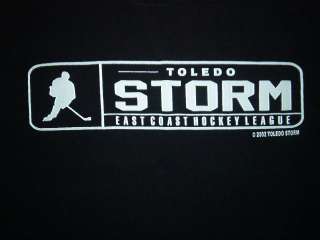 TOLEDO STORM SHIRT vintage ECHL hockey minors XL  