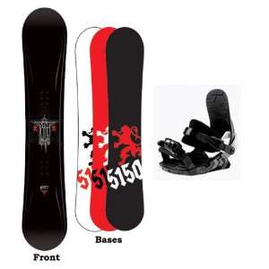  5150 Vice Snowboard with Head Bindings   2007 Sports 