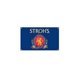  STROHS BEER wall banner   5 feet by 7 feet Everything 