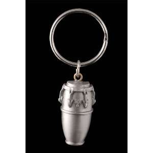  Conga Drum Key Chain   Pewter Musical Instruments