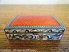 russian silver 84 cloisonne guilloche shaded enamel box moscow perfect