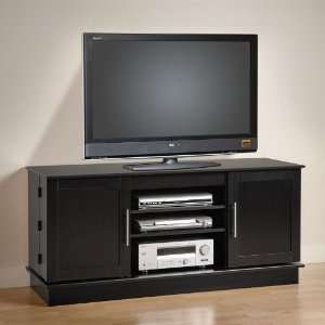  Black 42 Plasma LCD TV Media Storage Stand Console Table 