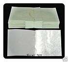 100 silver leaf sheets 999/1000 Edible Real Silver 1.97x1.97 Big Art 