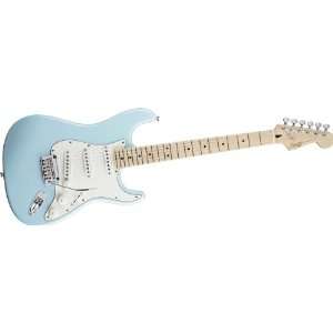  Squier Deluxe Strat Electric Guitar Daphne Blue Musical 