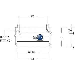  Osc 3846 Condenser Automotive