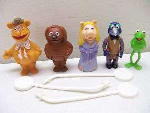 FISHER PRICE SESAME STREET MUPPETS STICK PUPPETS  