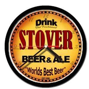  STOVER beer and ale cerveza wall clock 