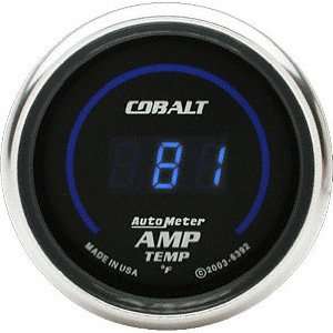  Auto Meter 6392 Cobalt Digital Amplifier Temperature Gauge 