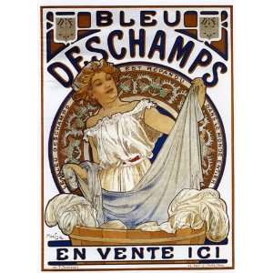  Washing Clothes Bleu Deschamps France French By Alphonse 