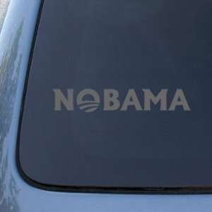 NOBAMA   BARACK OBAMA   Vinyl Car Decal Sticker #1671  Vinyl Color 