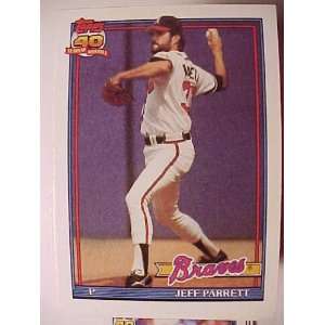  1991 Topps #56 Jeff Parrett [Misc.]