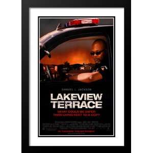  Lakeview Terrace 20x26 Framed and Double Matted Movie 